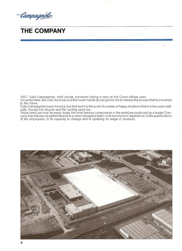 Campagnolo Catalogue No. 18, December 1986 Printing — Super Record, Record, Gran Sport, Touring and 980 Groups, Every Part and the Tools — page 3 of 70