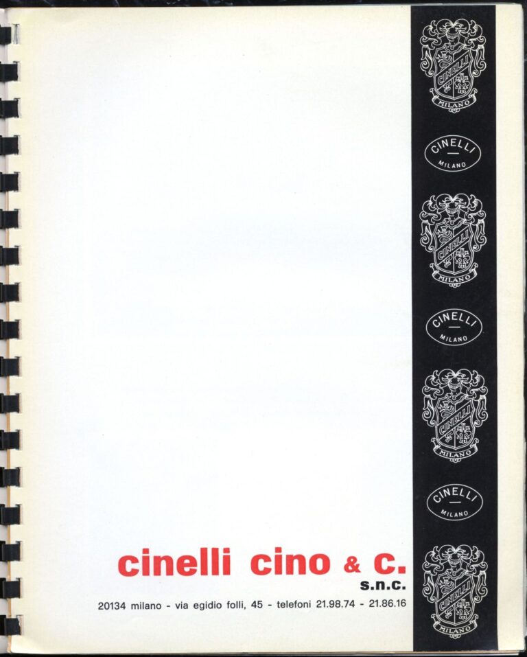 Cinelli Catalog — The Supercorsa Bicycle, Handlebars and Stems, Unicanitor Saddles and the M-71 Pedal — page 2 of 49
