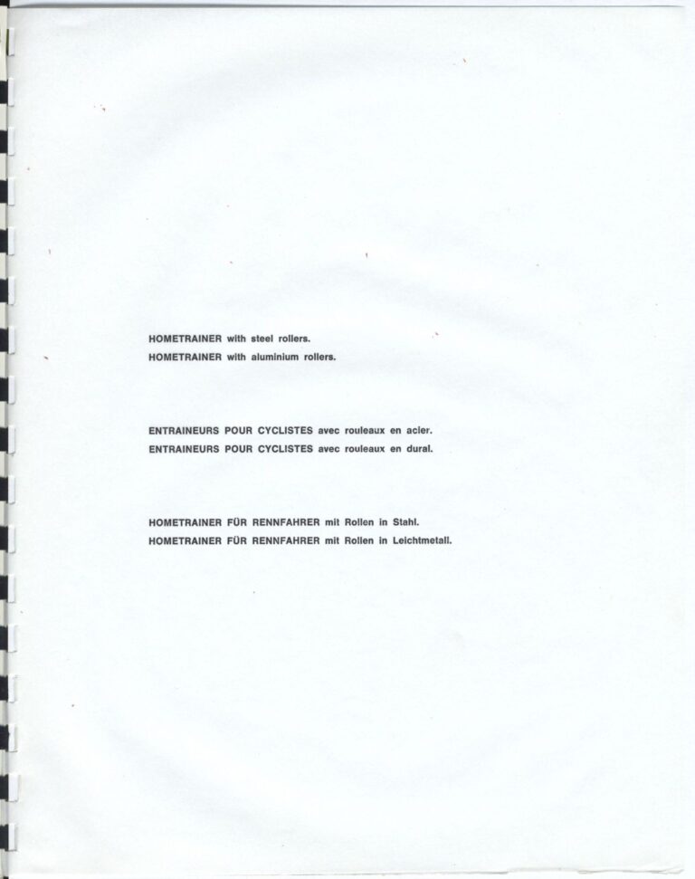 Cinelli Catalog — The Supercorsa Bicycle, Handlebars and Stems, Unicanitor Saddles and the M-71 Pedal — page 40 of 49