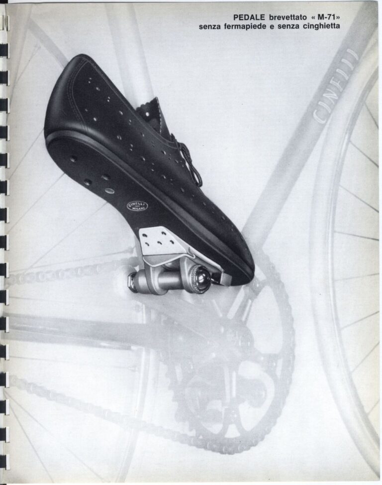 Cinelli Catalog — The Supercorsa Bicycle, Handlebars and Stems, Unicanitor Saddles and the M-71 Pedal — page 45 of 49