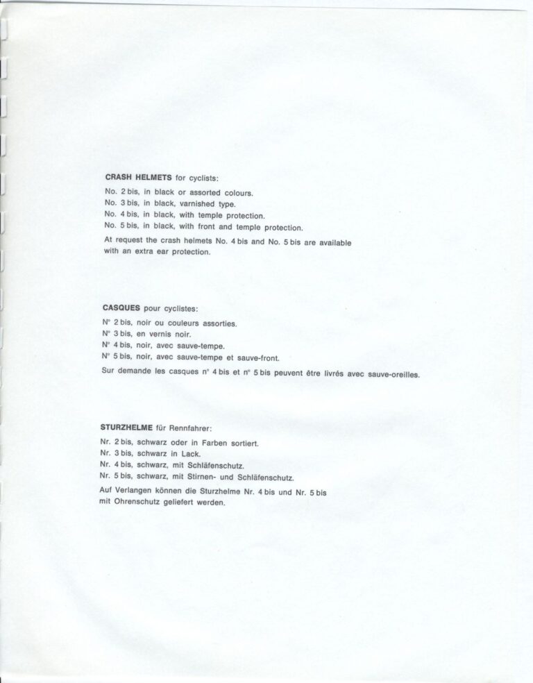 Cinelli Catalog — The Supercorsa Bicycle, Handlebars and Stems, Unicanitor Saddles and the M-71 Pedal — page 48 of 49