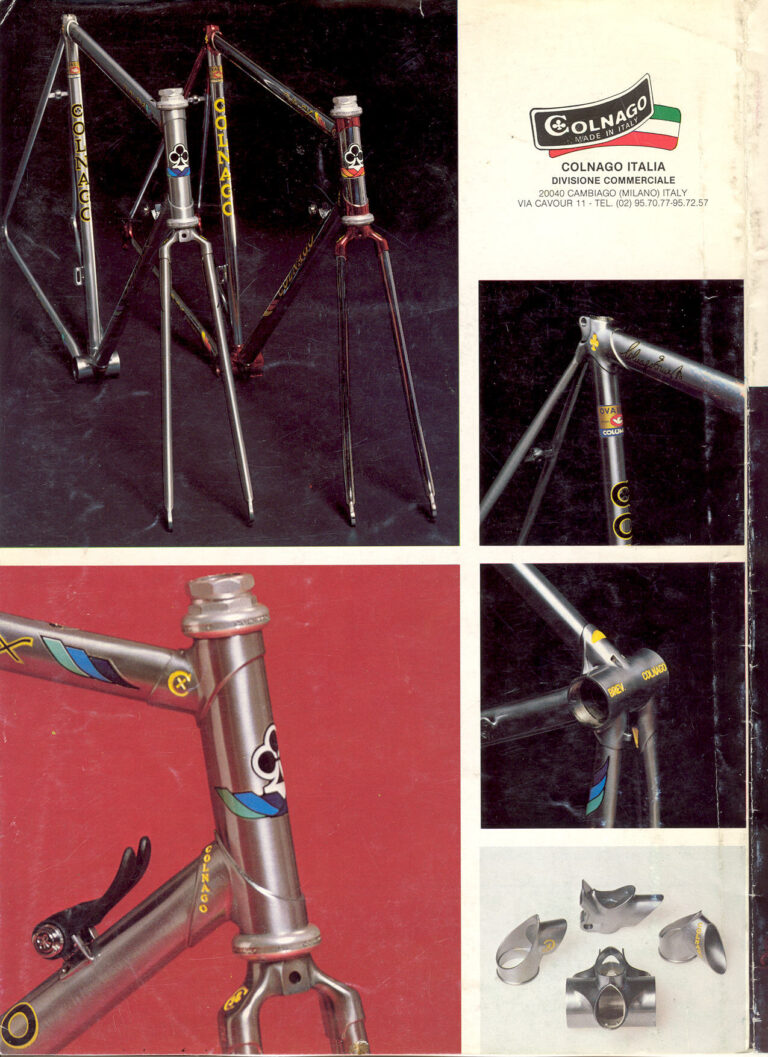 Colnago Oval CX Folder — L’Evoluzione della Meccanica e della Tecnica: CX Cromosatinato and CX Cromovelato — page 4 of 4