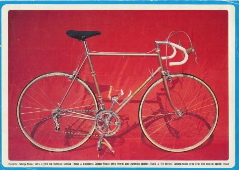 Colnago Catalog Sheets — Gli Accessori Speciali Colnago and the Colnago-Mexico in Titanio — page 2 of 2