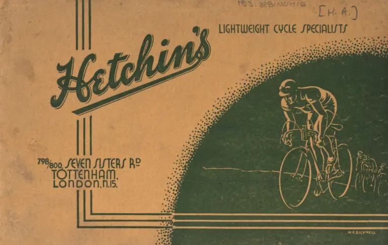 Hetchins Catalog — Super Special, Six Day, Massed Start and Toni Merkens Models, Prices Including Purchase Tax — page 1 of 16