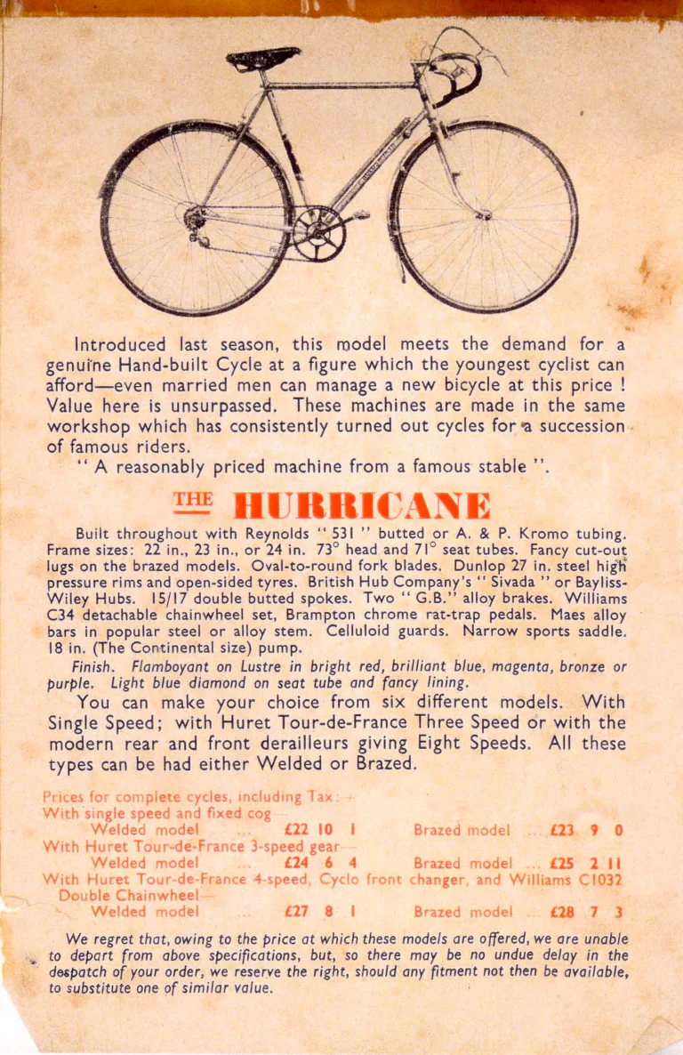 Holdsworth 1954 Catalog — Sandy Holdsworth Presents: the Typhoon, La Quelda, Hurricane, Tornado, Cyclone, Zephyr, Monsoon and Whirlwind — page 4 of 12