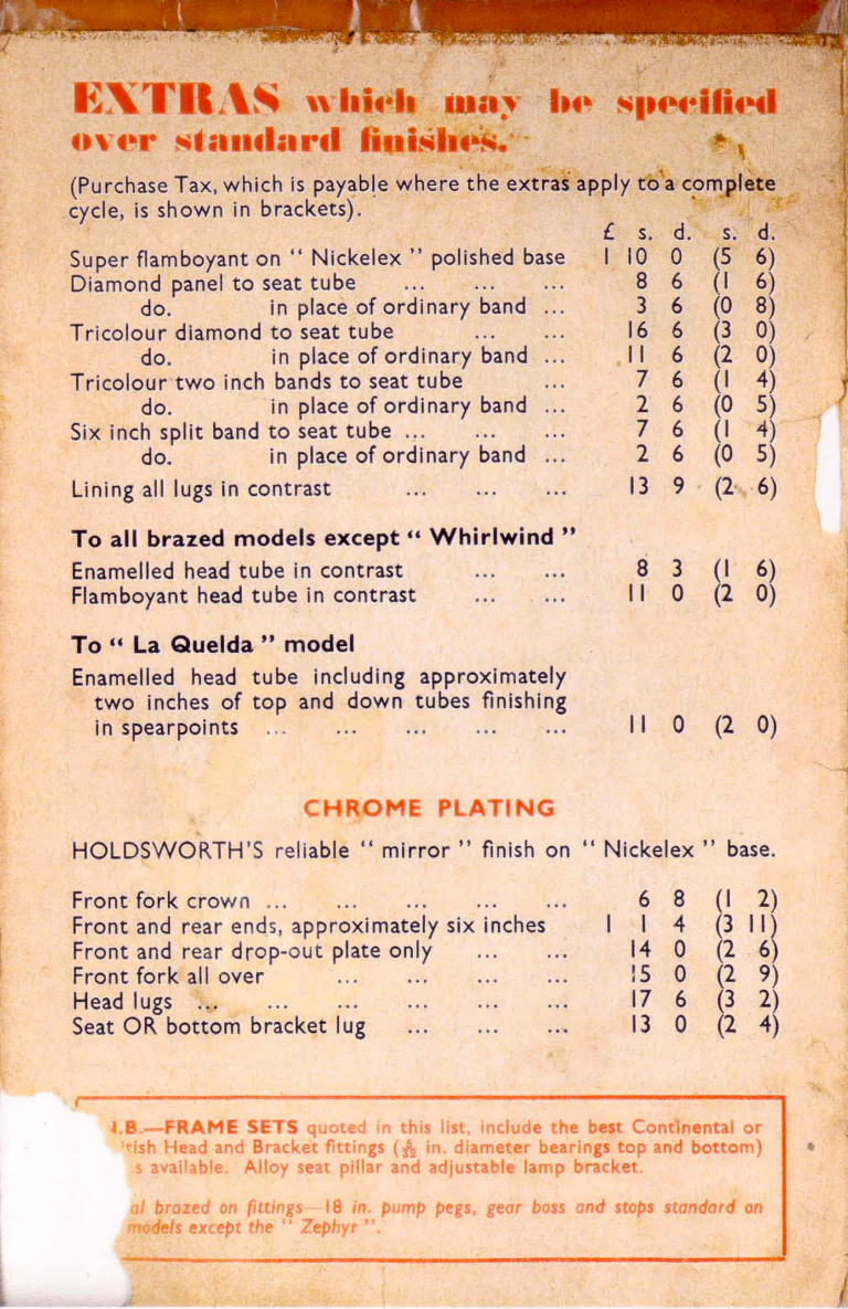 Holdsworth 1954 Catalog — Sandy Holdsworth Presents: the Typhoon, La Quelda, Hurricane, Tornado, Cyclone, Zephyr, Monsoon and Whirlwind — page 6 of 12
