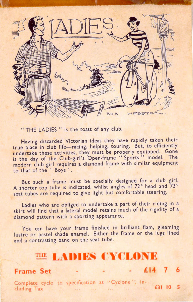 Holdsworth 1954 Catalog — Sandy Holdsworth Presents: the Typhoon, La Quelda, Hurricane, Tornado, Cyclone, Zephyr, Monsoon and Whirlwind — page 12 of 12