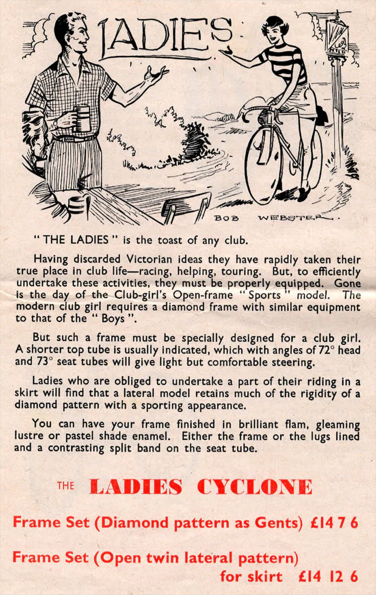 Holdsworth 1955 Catalog — The Choice of Champions: the Cyclone, Hurricane, Italia, Monsoon, Typhoon, Whirlwind and Zephyr — page 3 of 10