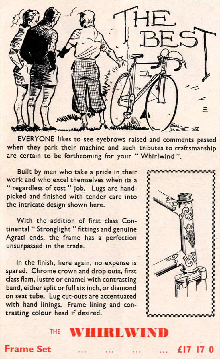 Holdsworth 1955 Catalog — The Choice of Champions: the Cyclone, Hurricane, Italia, Monsoon, Typhoon, Whirlwind and Zephyr — page 8 of 10