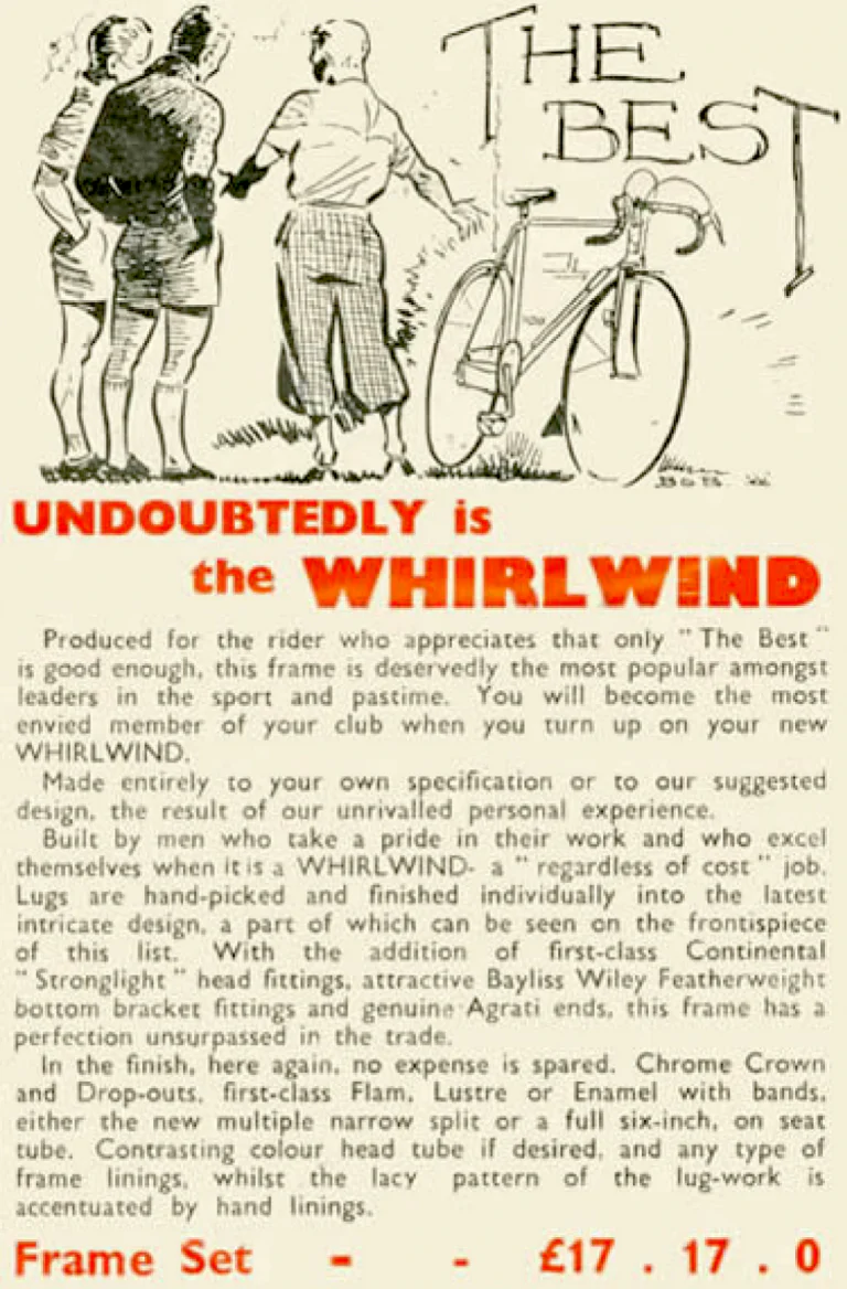 Holdsworth 1957 Catalog — The Mark of Quality: the Typhoon, Cyclone, Monsoon, Zephyr, Hurricane and Whirlwind, with Five Reasons to Select a Holdsworth — page 8 of 10