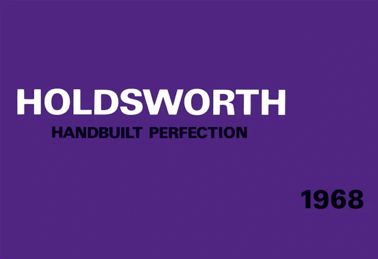 Holdsworth 1968 Catalog — Handbuilt Perfection: the Cyclone, Mistral, Super Mistral, Fastback, Continental and Typhoon — page 1 of 11