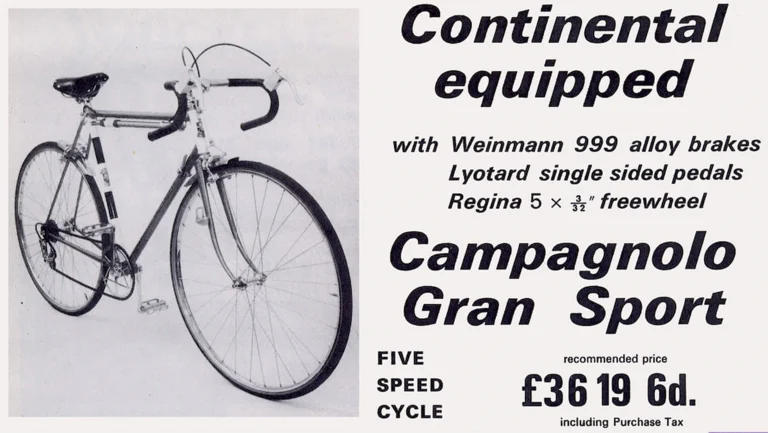 Holdsworth 1968 Catalog — Handbuilt Perfection: the Cyclone, Mistral, Super Mistral, Fastback, Continental and Typhoon — page 8 of 11