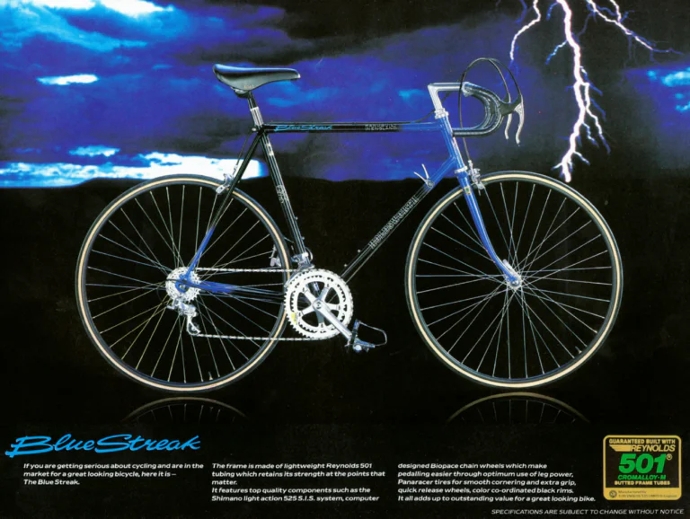 Holdsworth 1987 Catalog — Handbuilt English Bicycles: the Quicksilver, Triathalon Classic, Hornet, Blue Streak and Gemini Tandem — page 9 of 12