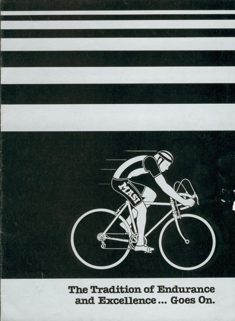Masi World Wide Catalog — The Tradition of Endurance and Excellence Goes On: Gran Criterium, 3/V Volumetrica and Nuova Strada (High Country Imports) — page 1 of 8