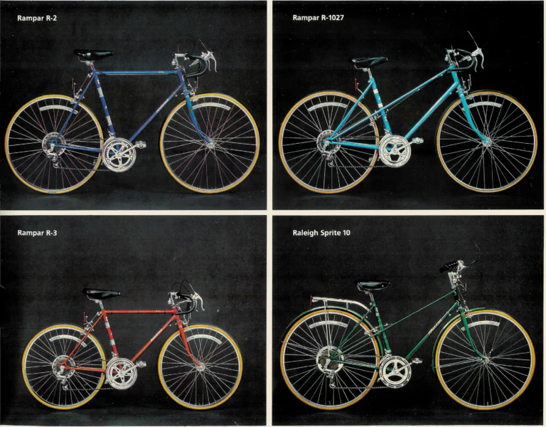 Raleigh Catalog — Raleigh Bicycles, Rampar Bicycles, Parts and Accessories (United States) — page 8 of 17