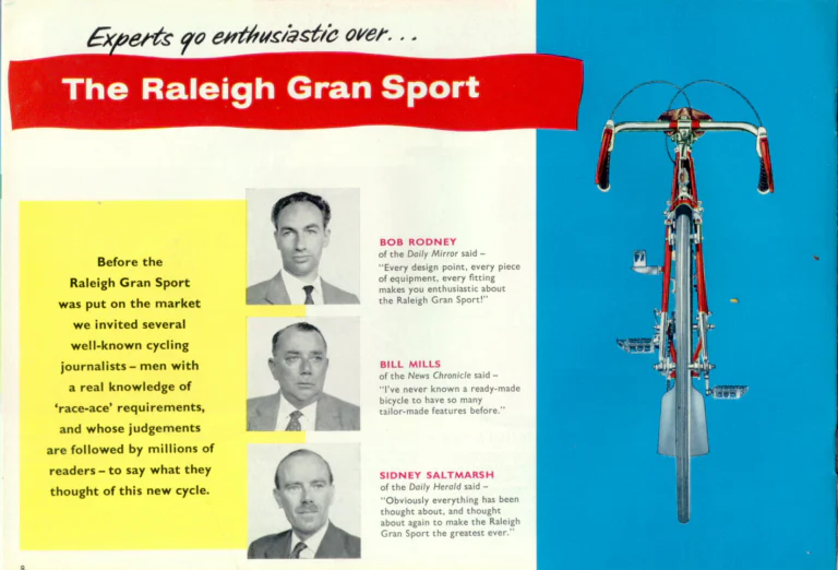 Raleigh Catalog — The Speed Range: Gran Sport, Sprite and Blue Streak Mark II — page 10 of 12
