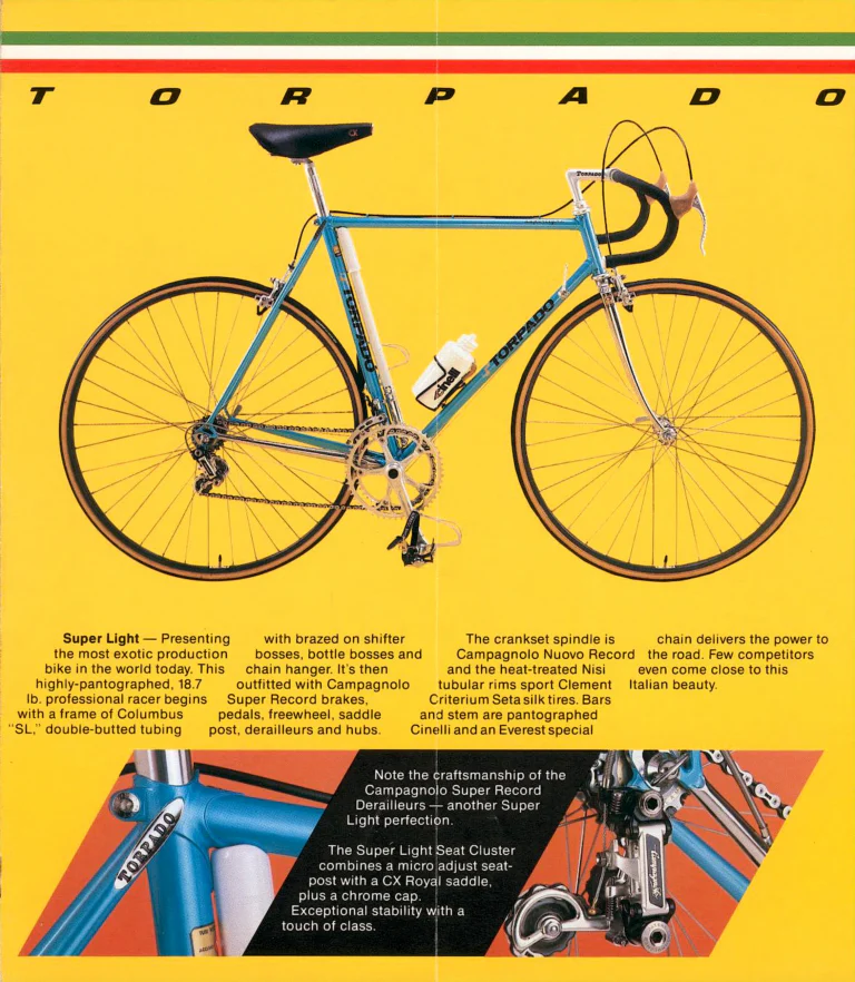 Torpado Brochure — Super Light, Super Racing, Super Strada, Nuovo Sprint, Beta and Alfa, from the Agrati-Garelli Corporation — page 2 of 5