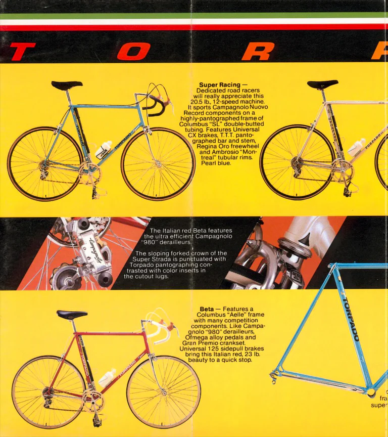 Torpado Brochure — Super Light, Super Racing, Super Strada, Nuovo Sprint, Beta and Alfa, from the Agrati-Garelli Corporation — page 3 of 5